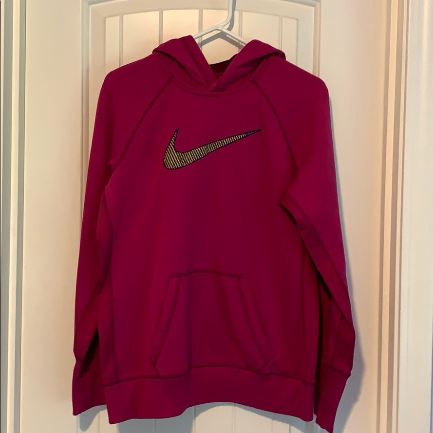 Brand-New Maroon Nike Hoodie With Hood